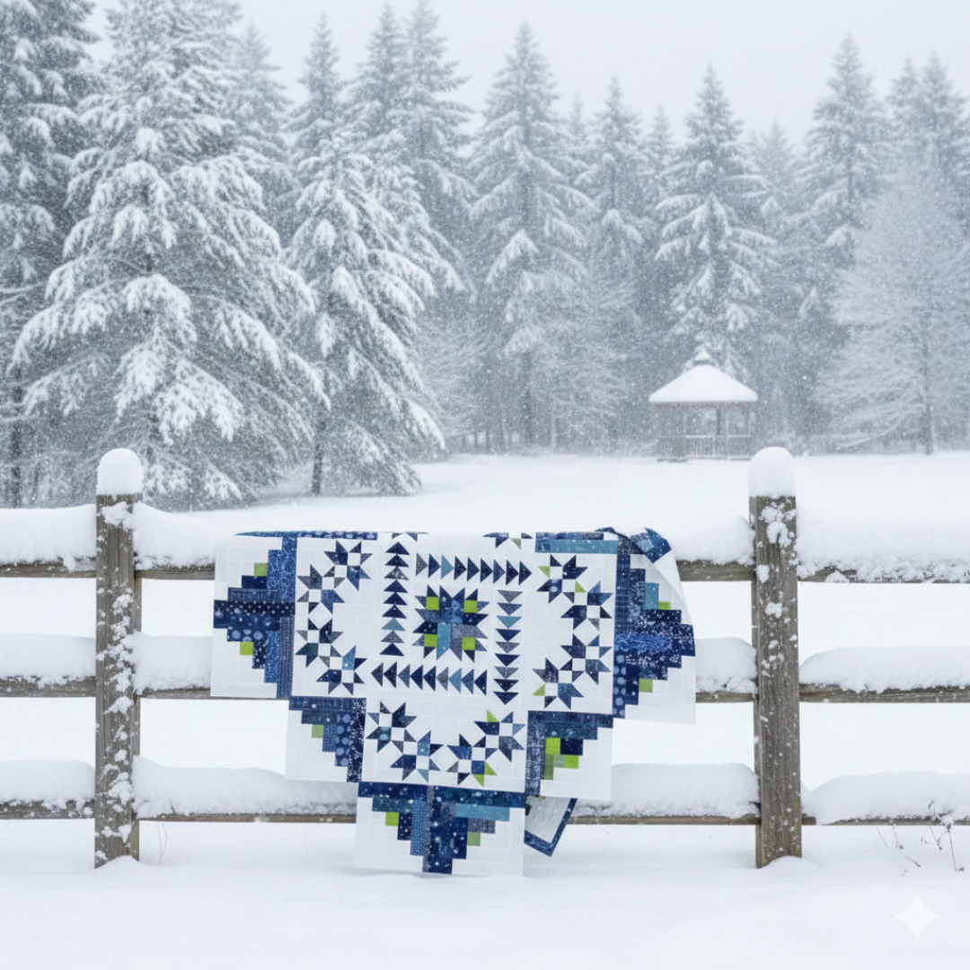 Stars Crossing Quilt Pattern, Modern Quilt with Star, Beginner Friendly, Instant Download