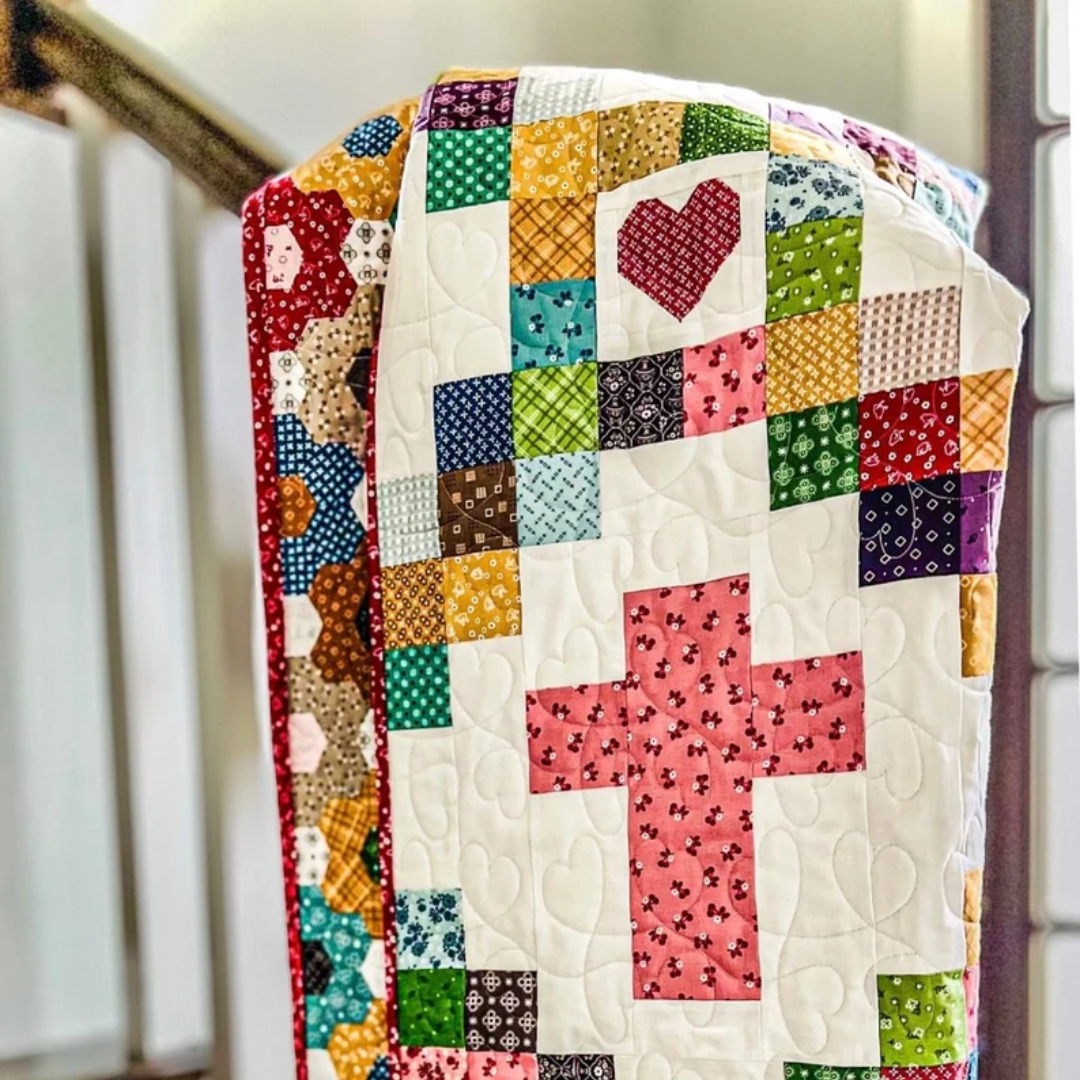 Cross Quilt Pattern: Perfect Peaces Design (PDF Download)