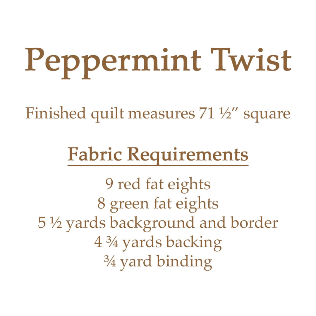 Peppermint Twist Quilt Pattern PDF