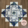 Stars Crossing Quilt Pattern, Modern Quilt with Star, Beginner Friendly, Instant Download