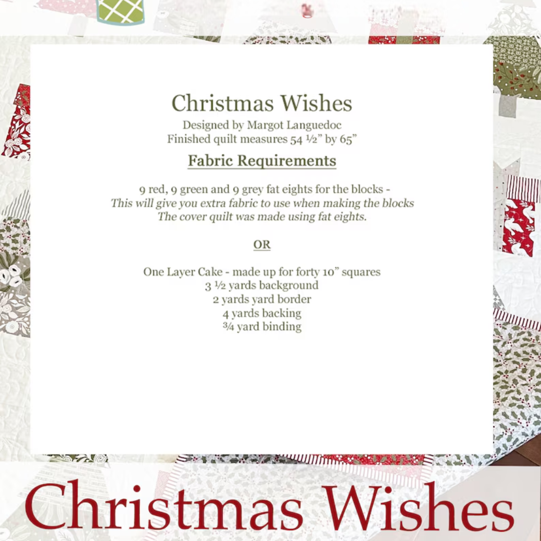 Christmas Trees and Presents Quilt Pattern | Christmas Wishes | PDF | The Pattern Basket | Margot Languedoc Designs