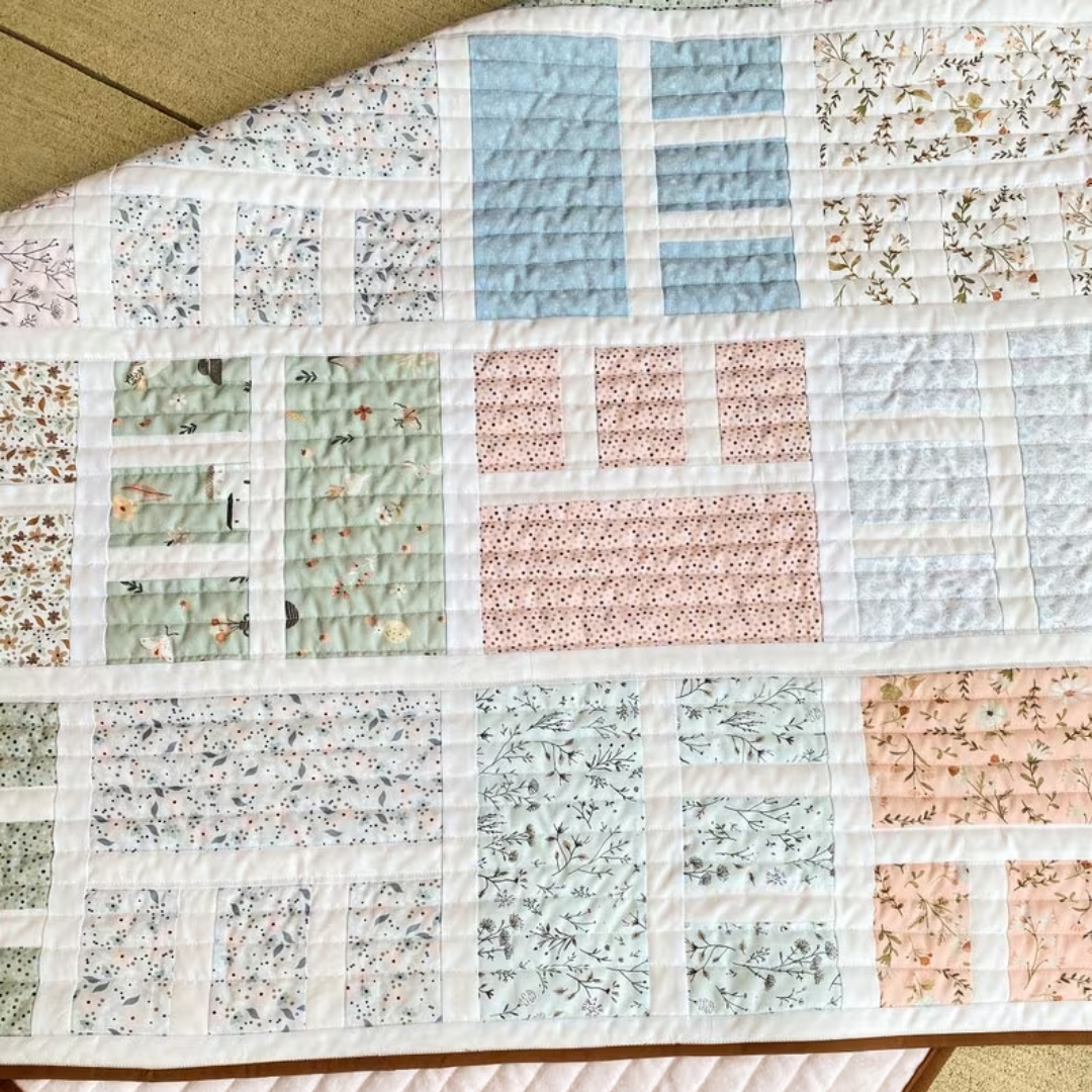 Beautifully Done DIGITAL PDF Quilt Pattern: 6 sizes - layer cake, fat quarter, fat eighth
