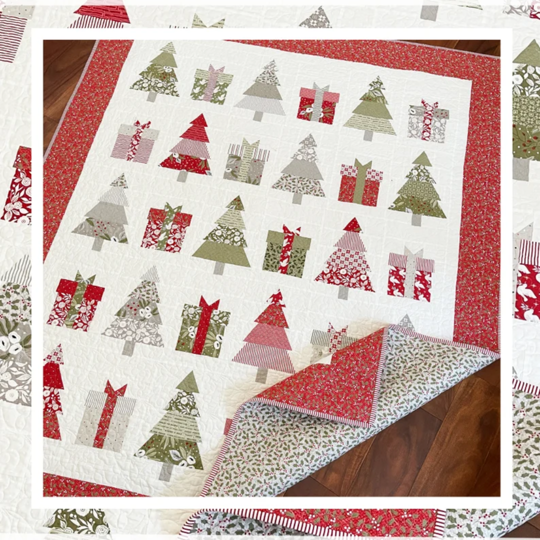 Christmas Trees and Presents Quilt Pattern | Christmas Wishes | PDF | The Pattern Basket | Margot Languedoc Designs