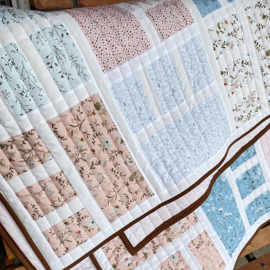 Beautifully Done DIGITAL PDF Quilt Pattern: 6 sizes - layer cake, fat quarter, fat eighth
