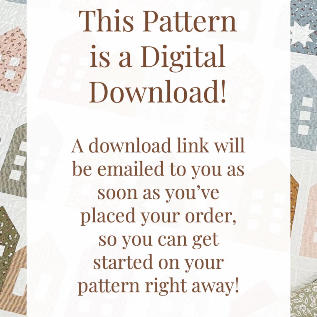 North Star Quilt Pattern, PDF Quilt Pattern