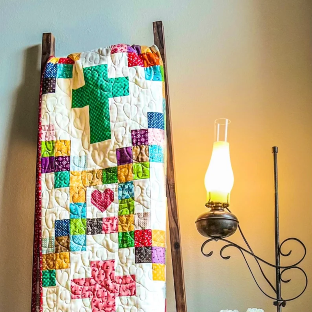 Cross Quilt Pattern: Perfect Peaces Design (PDF Download)